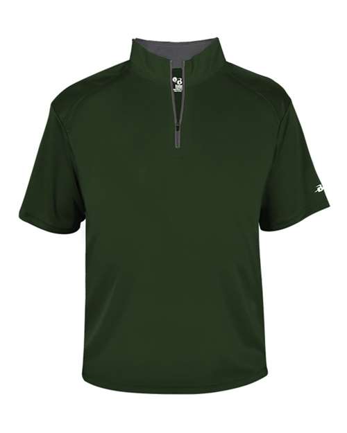 Badger Men's B-Core Short Sleeve Quarter-Zip