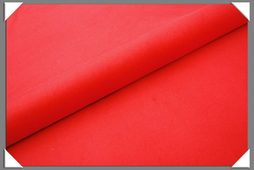 Red Cashmere Wool Fabric - Red, 58/60" Width