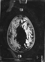3D Decorated Egg Chocolate Mold, Piece 2 of 2 - LPE222B