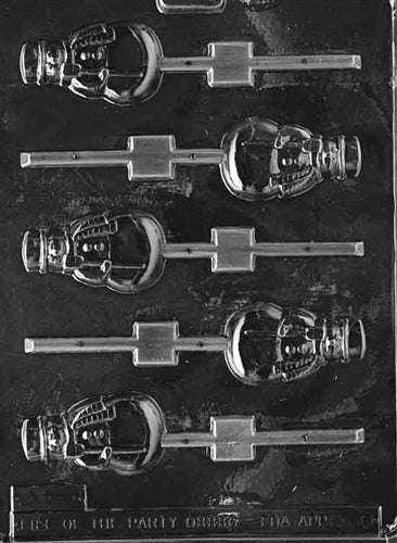 Snowman Lolly Chocolate Mold