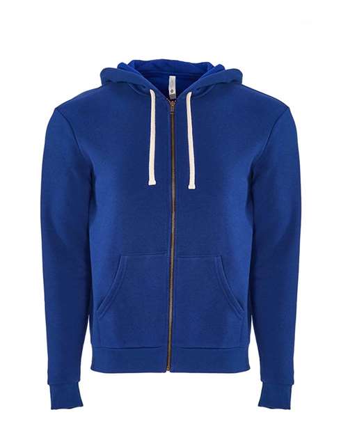 Next Level Unisex Santa Barbara Full-Zip Hoodie Sweatshirt