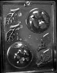 3D Apple Chocolate Mold - LPF100