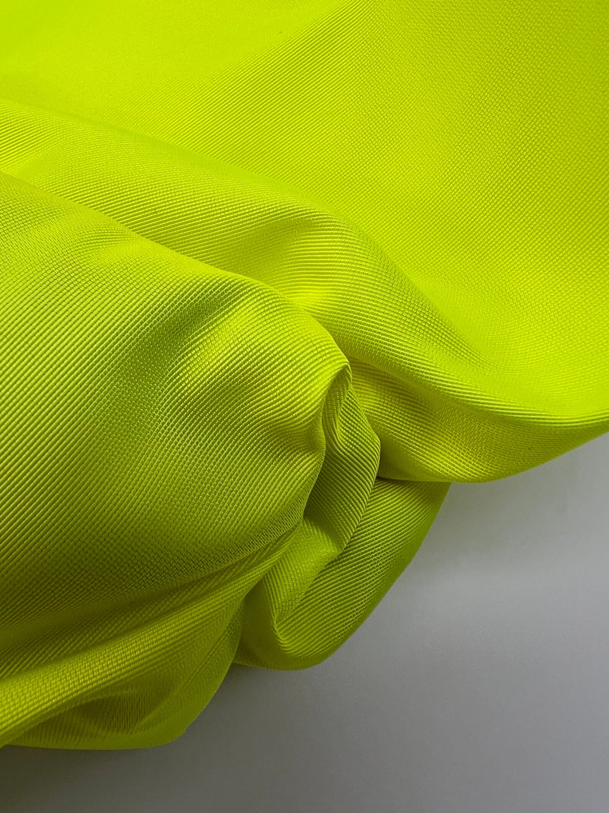 Polyamide Rep Weave Fabric Yellow Green