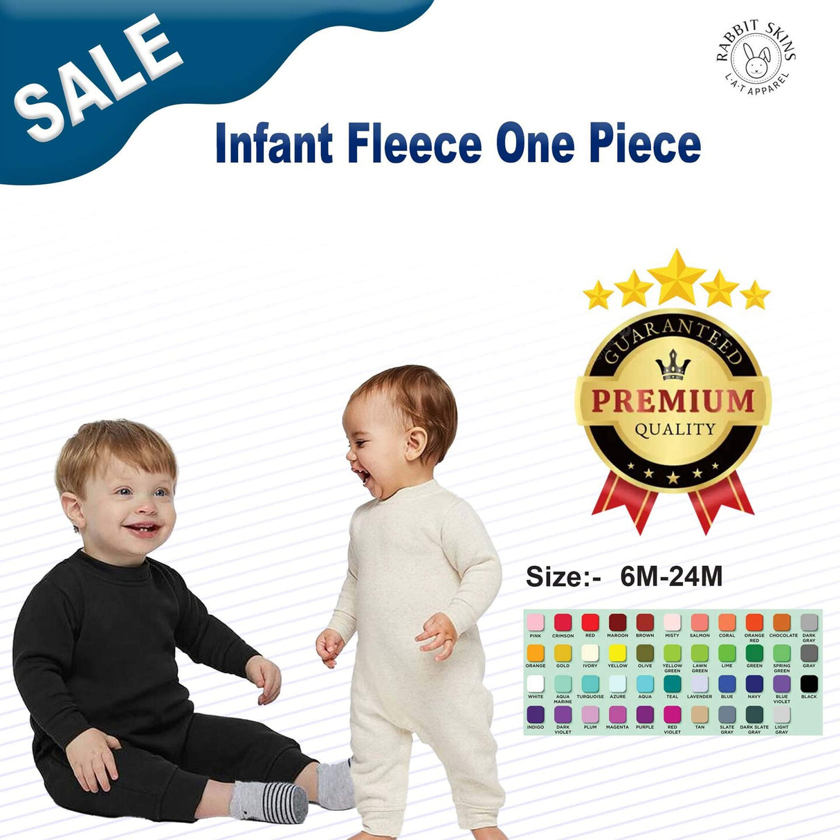 RADYAN® Infant Fleece One Piece