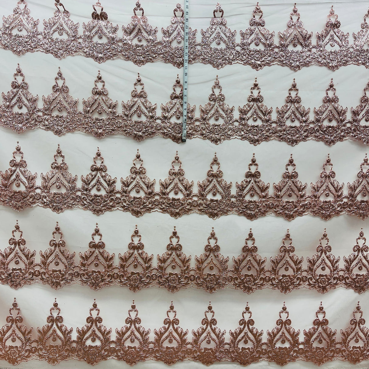 1 Yard Turquoise Glitter Mesh Fabric Lightweight Sparkle 55 Inch Width