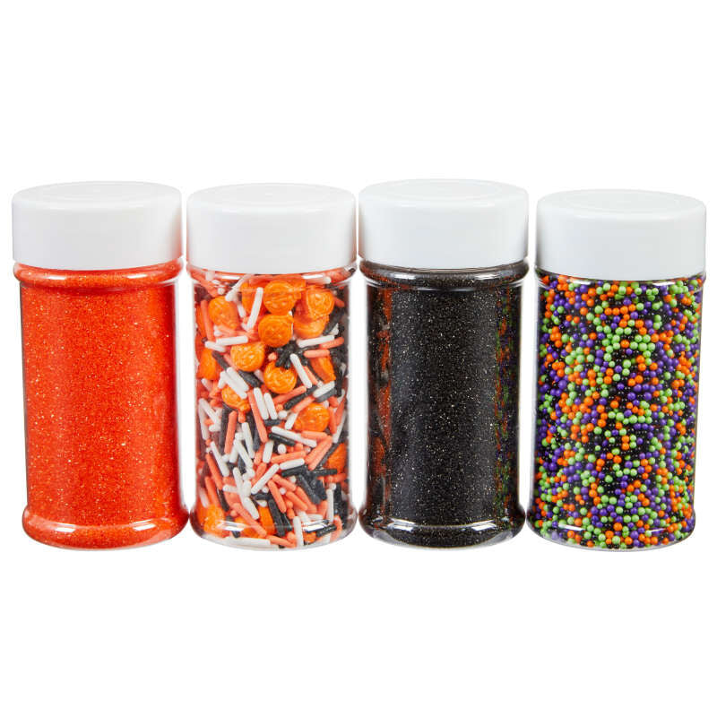 Wilton Halloween Sprinkle Variety Mega Pack – 4 Count, 11.79 oz