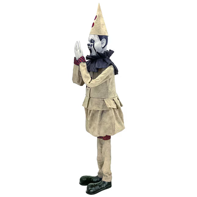 Haunted Living 5-ft Vintage Peek-A-Boo Clown Motion Activated Animatronic