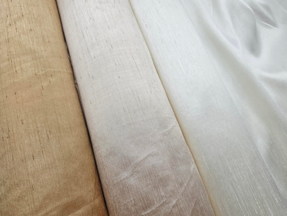 IFR Extra Wide Dupioni Silk 100 Percent Polyester Faux Dupioni Fabric - Multiple Colors, 120" Wide (1 Yard)