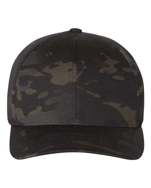 Flexfit Cotton Blend Structured Mid-Profile Cap