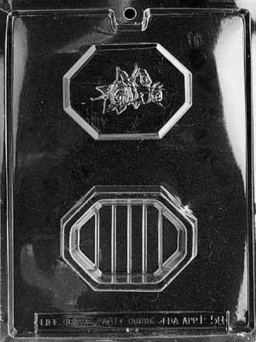Pour Box with Rose Chocolate Mold - LPF058