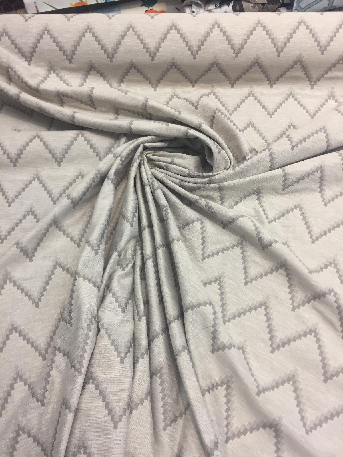 Pyramid Linen Cotton Polyester Fabric - Natural Pyramid Jacquard, Reversible, 54" Width (1 Yard)