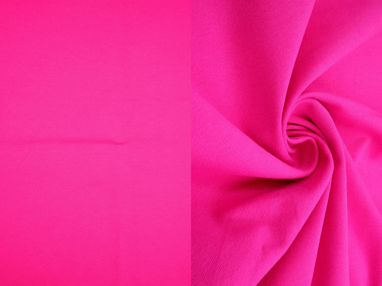 1 Yard Rayon Nylon Ponte Knit Solid Fabric 58/60"