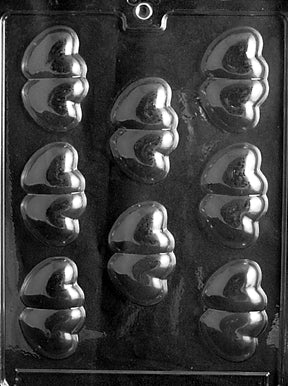 Double Hearts Chocolate Mold