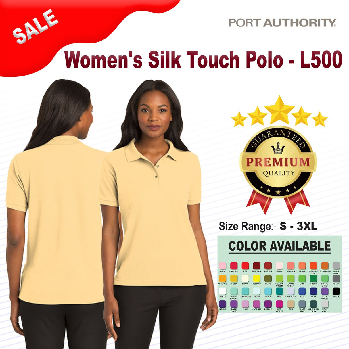 Port Authority® Women's Silk Touch Polo