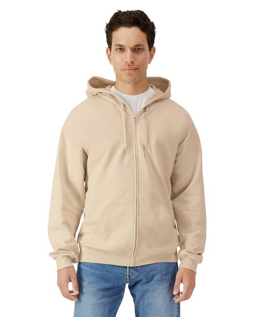 Gildan® Softstyle Fleece Full Zip Hooded Sweatshirt
