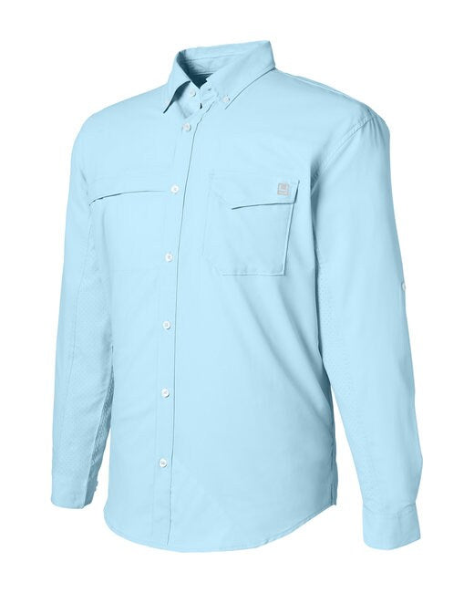 HUK® Men's Tide Point Long Sleeve Shirt