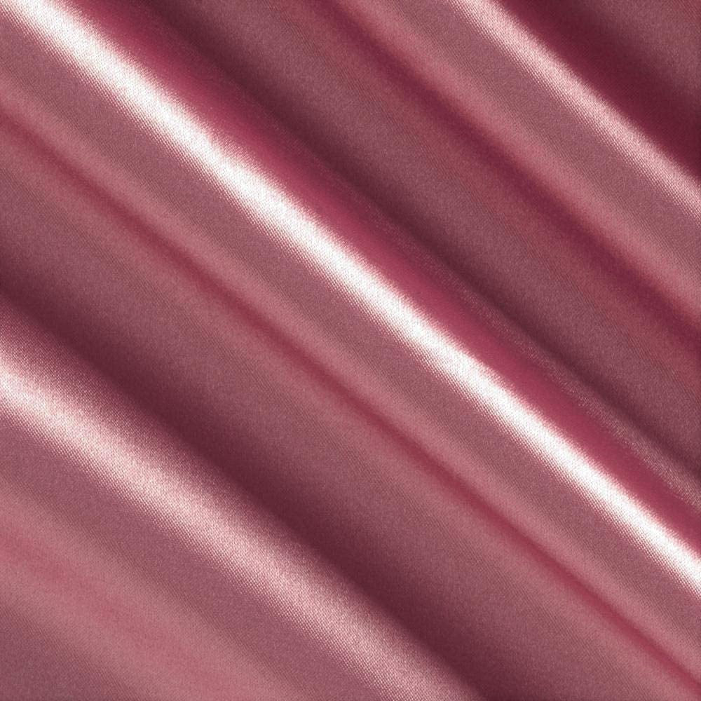 Dark Shiny Satin Stretch Polyester Spandex Fabric - Solid, Medium-Heavy Weight, 58-60" Width