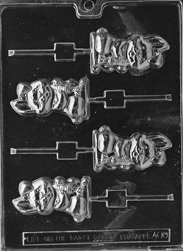 Bunny with Carrot Lolly Chocolate Mold
