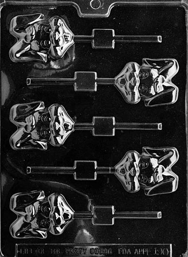 Flop-Eared Buck Tooth Bunny Lolly Chocolate Mold - LPE190