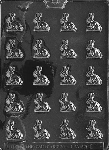 Bite Size Sitting Easter Bunny Chocolate Mold - LPE001