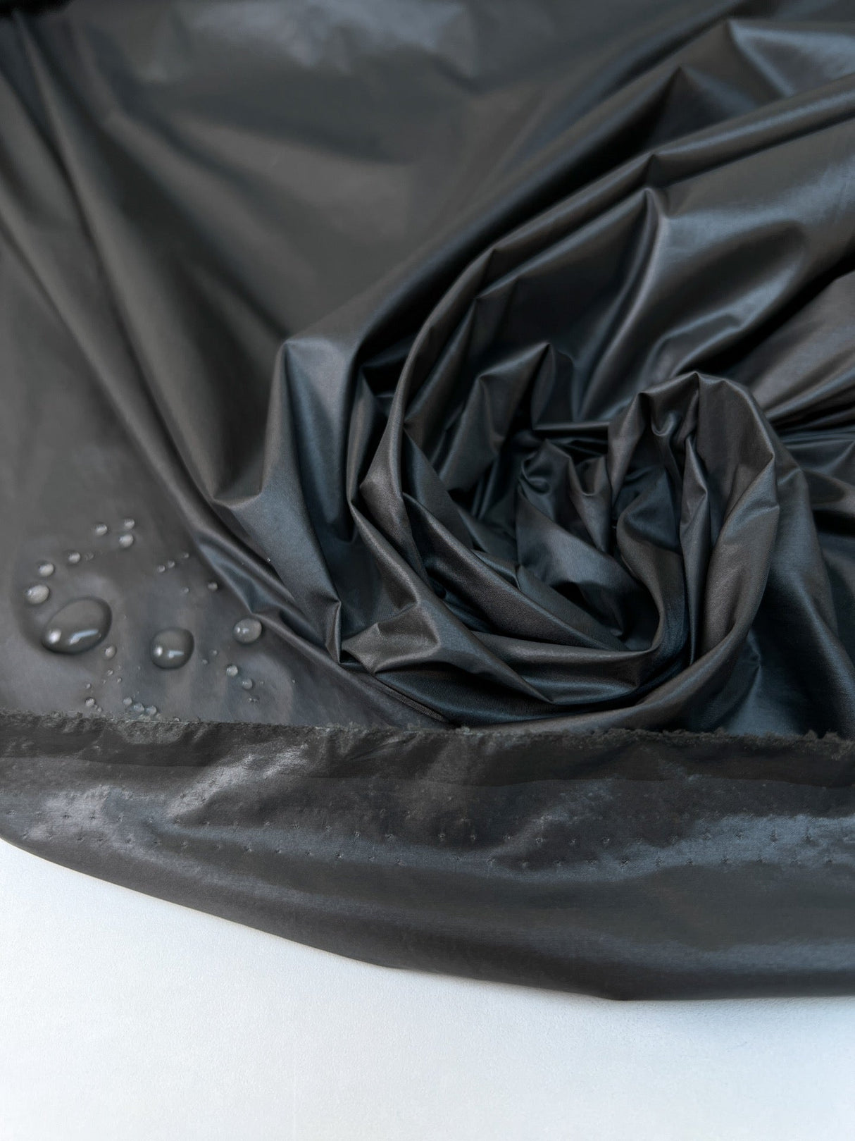 Waterproof Gray Polyamide Jacket Fabric