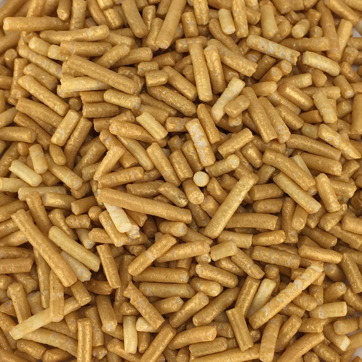Celebakes Shimmering Gold Jimmies Sprinkles, 3 oz.