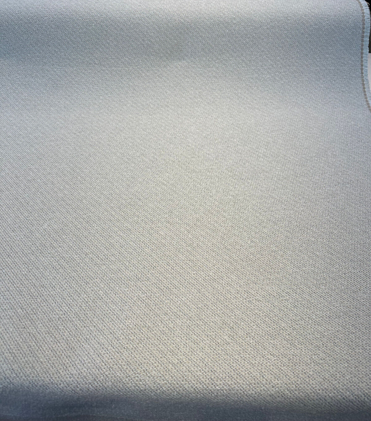 Sunbrella Chenille Fabric - Light Blue Tweed, 54" Width (1 Yard)