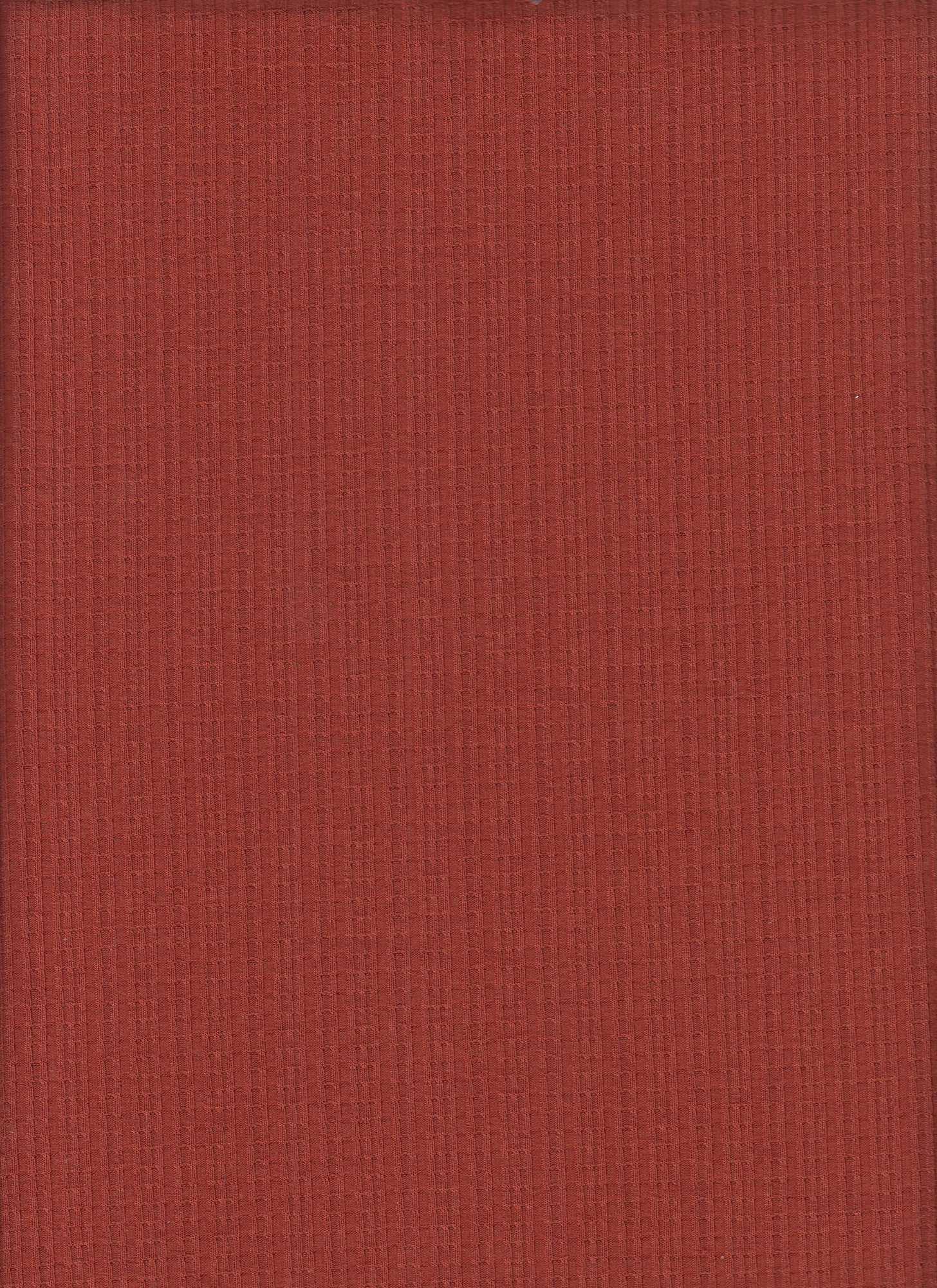 1 Yard Pointelle Rib Solid Knit Fabric, 58/60'' Wide Polyester Rayon Spandex Blend