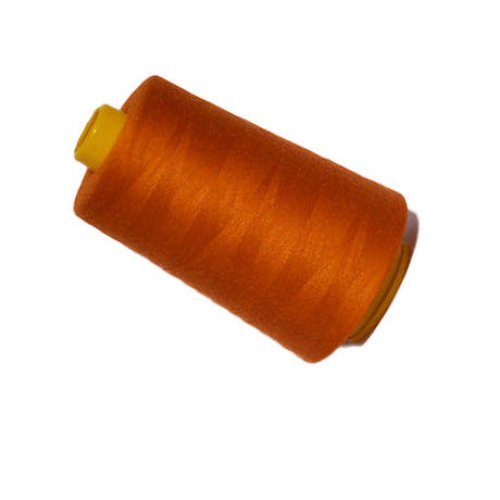 6,000 Yards Dark Orange Polyester Sewing Thread All-Purpose Thread for Machine, Serger, Quilting & Crafts