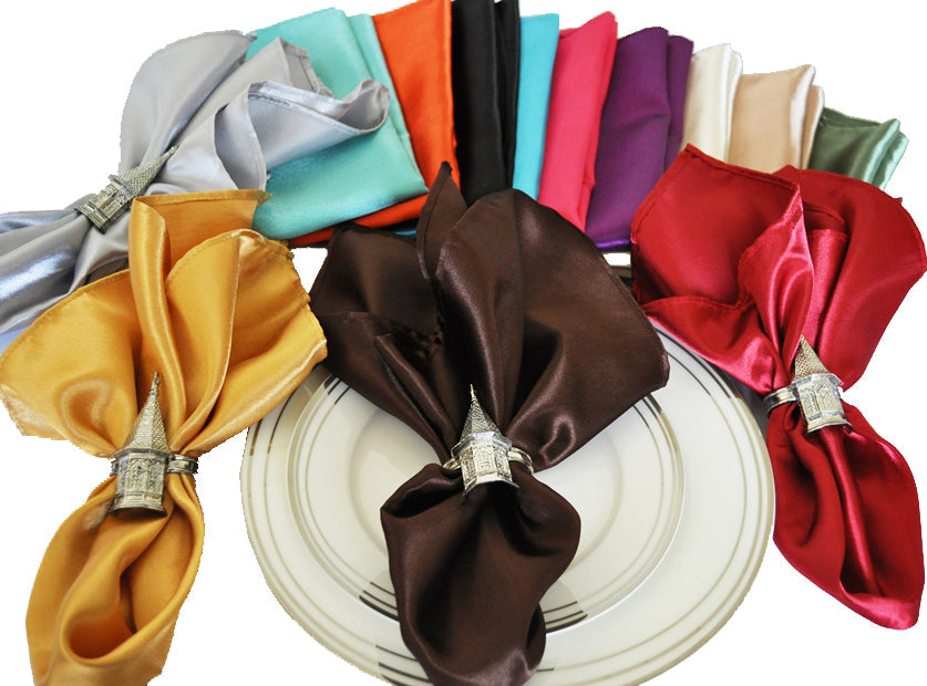 Satin Dinner Napkin Sample Lot