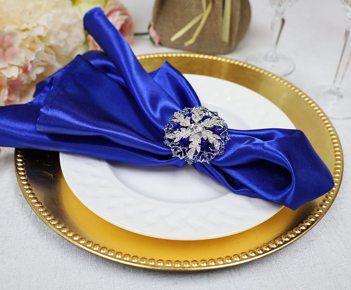 Heavy Duty Satin Napkins for Elegant Table