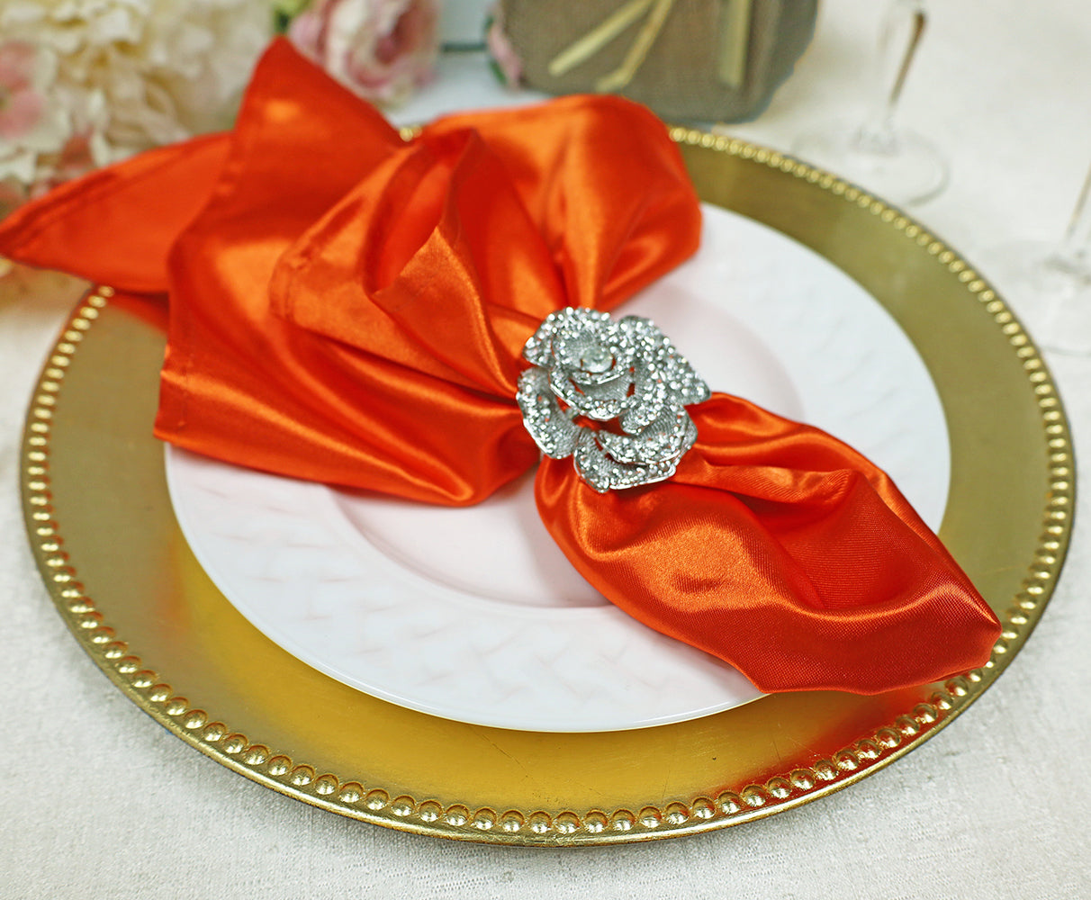 Luxury Heavy Duty Satin Napkins for Stylish Dining