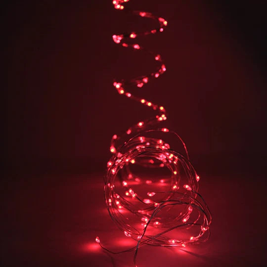 Halloween Red 180 LED Silver Copper Branch Tree Lights