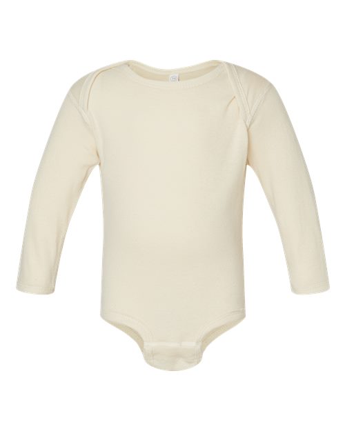 Infant Long Sleeve Baby Rib Bodysuit