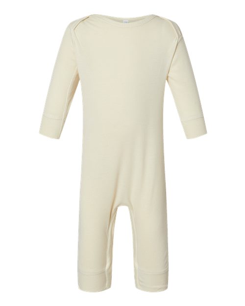 Rabbit Skins Infant Long Legged Baby Rib Bodysuit