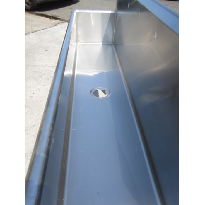Custom Made Commercial Hand Sink Stainless Steel 6 Feet Wide