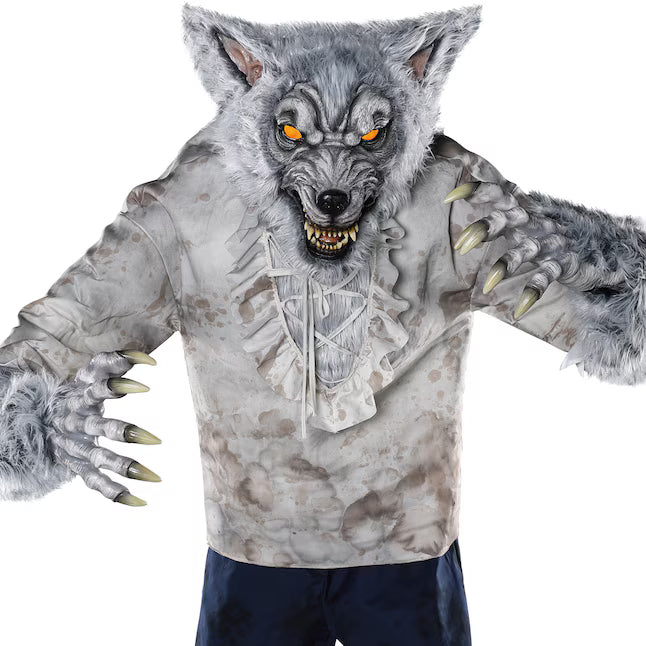 Haunted Living 7-ft Bloodhowler Werewolf Motion Activated Lighted Animatronic Halloween Decoration