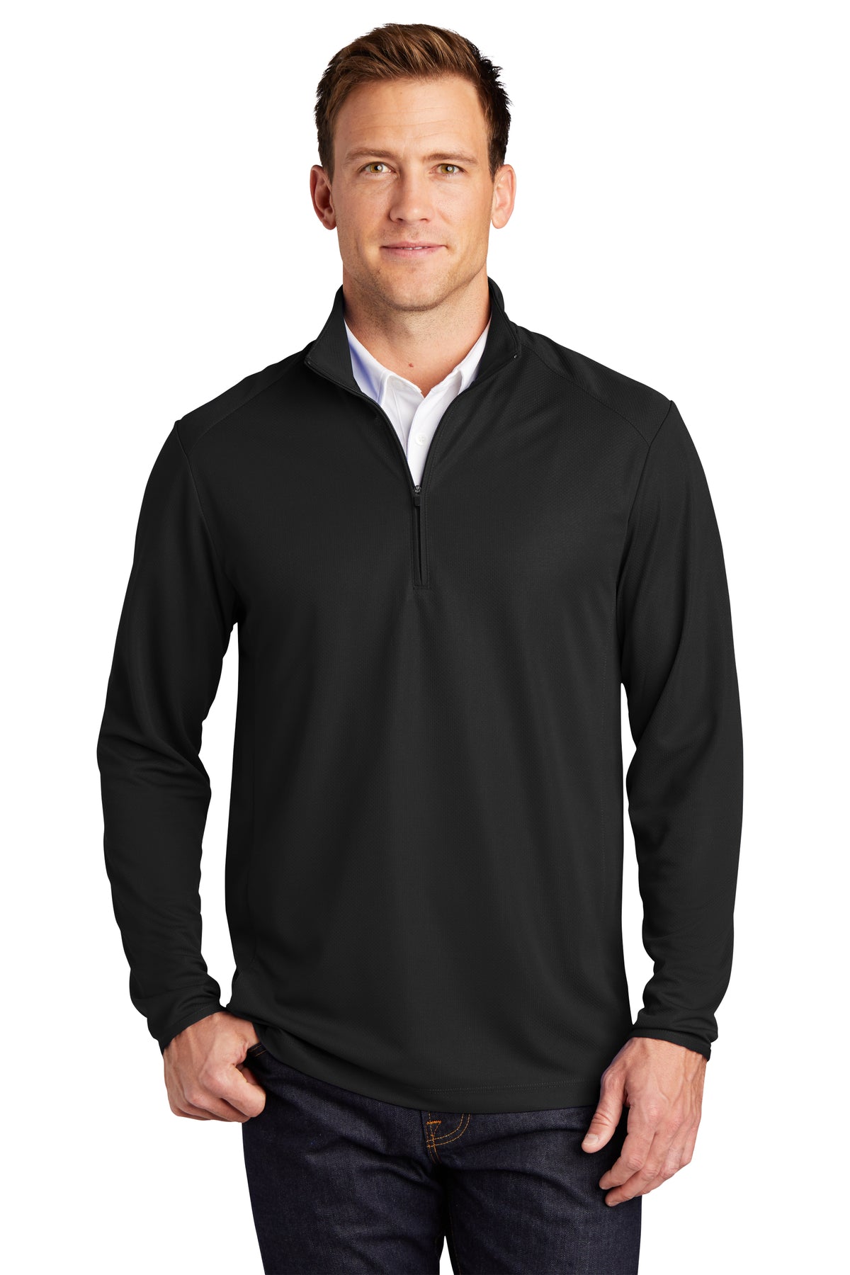 Port Authority® Pinpoint Mesh 1/2-Zip