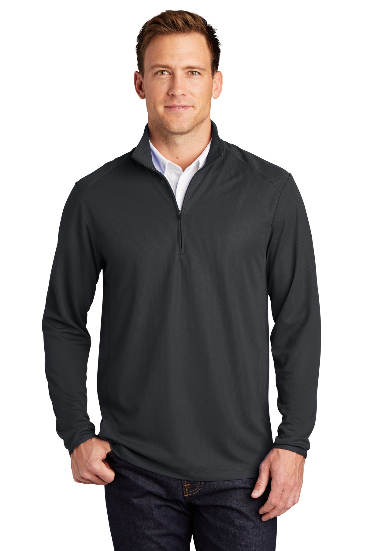 Port Authority® Pinpoint Mesh 1/2-Zip