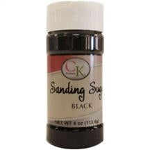 Black Sanding Sugar - 4 Ounce Bottle