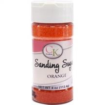 Orange Sanding Sugar - 4 Ounce Bottle