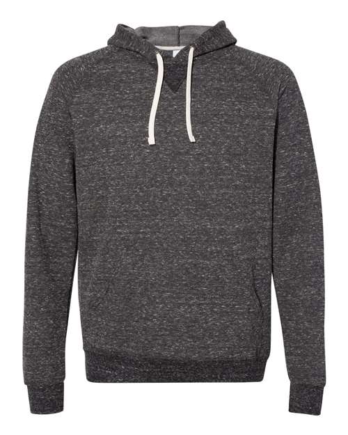 JERZEES Unisex Snow Heather French Terry Raglan Hooded Sweatshirt