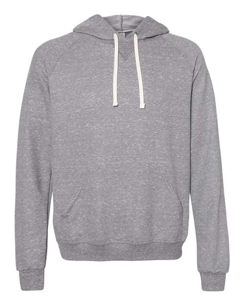 JERZEES Unisex Snow Heather French Terry Raglan Hooded Sweatshirt