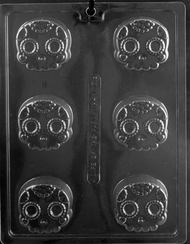 Skull Sandwich Cookie Chocolate Mold