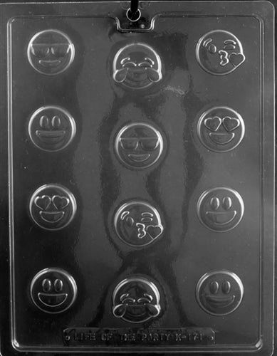 Bite Size Emojis Chocolate Mold - LPK171