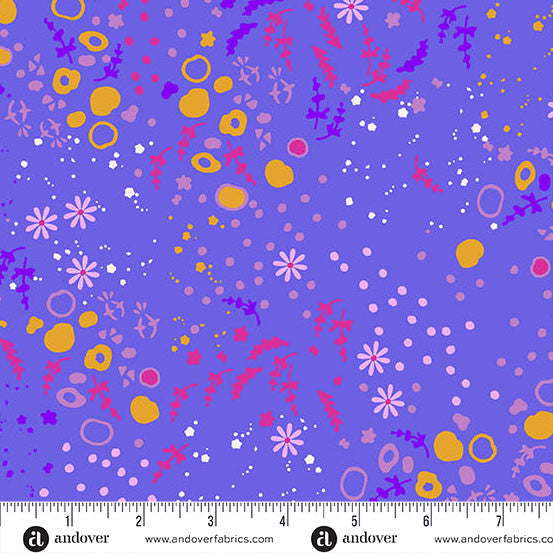 Cotton Print Sun Print 2026 Equanimity Tanzanite Fabric