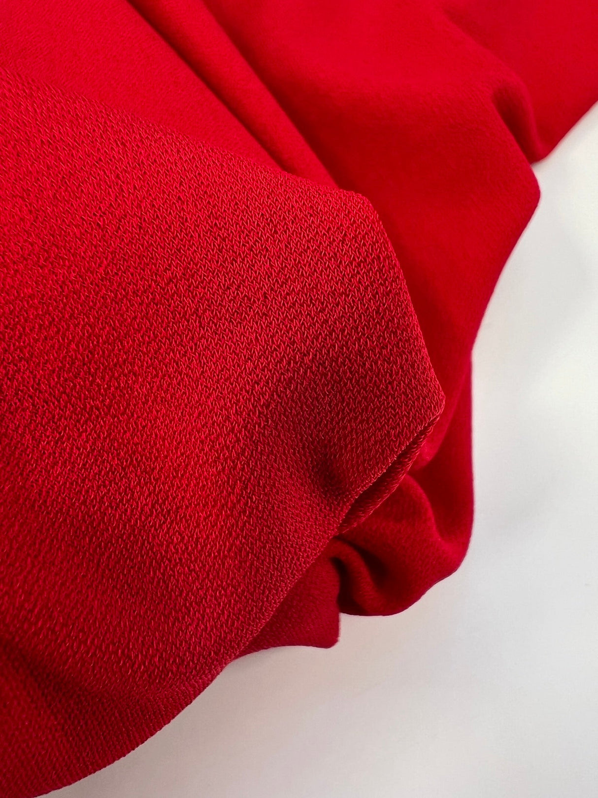 Red Cotton Knitted Fabric
