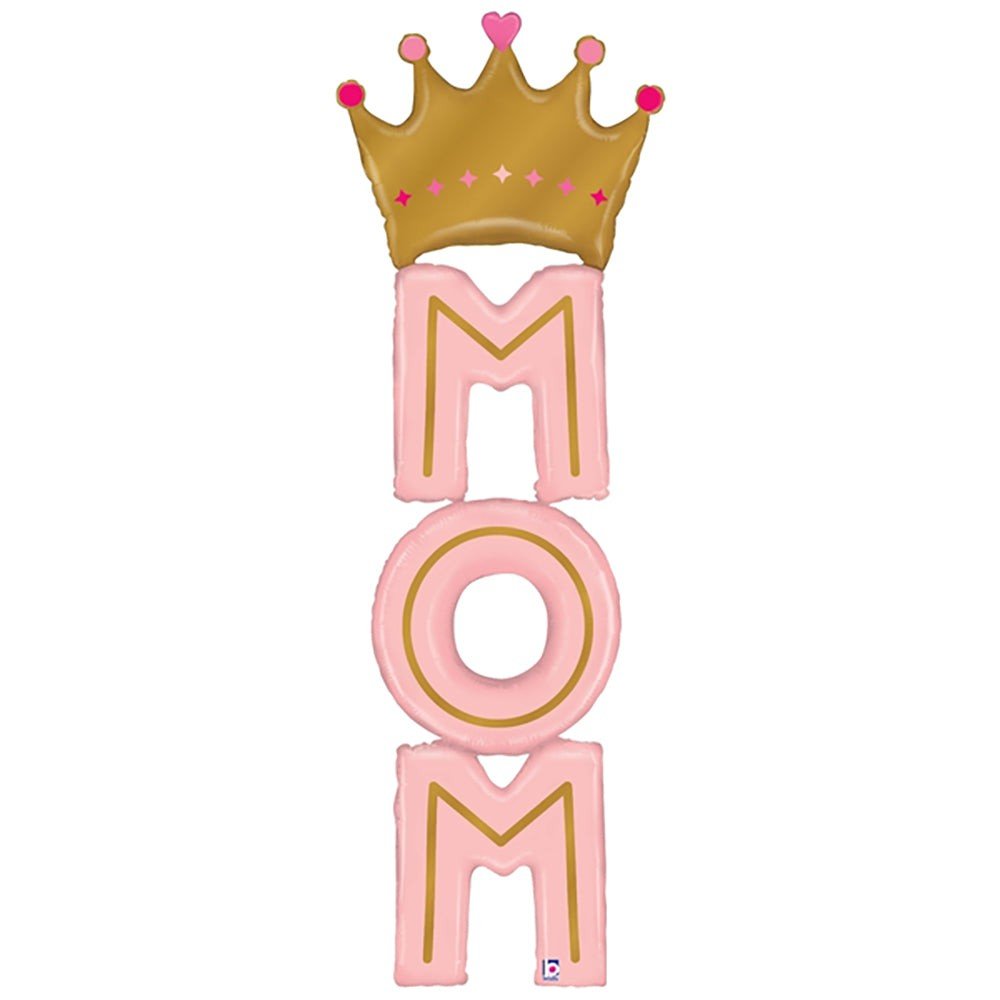 Foil Balloon Special Delivery Mom Crown
