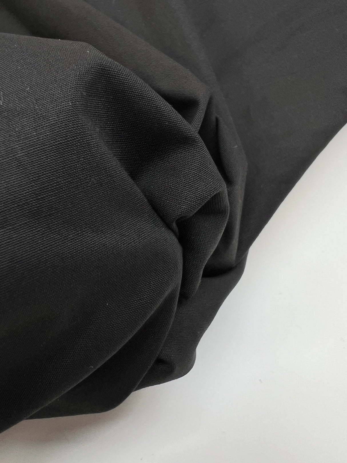 Brown Stretch Cotton Viscose Fabric