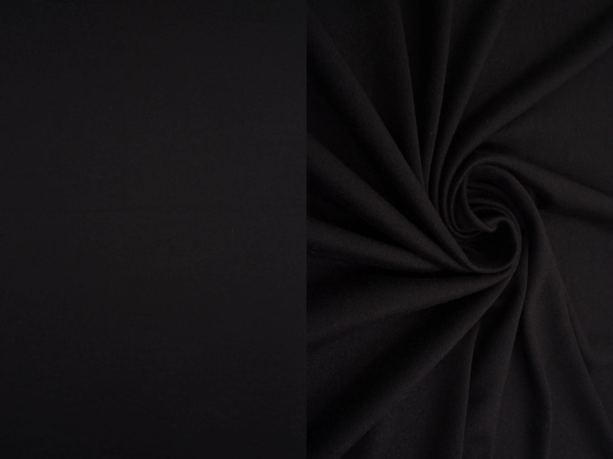 1 Yard DTY Brushed Solid Knit Fabric, 58/60'' Wide Polyester Spandex Blend